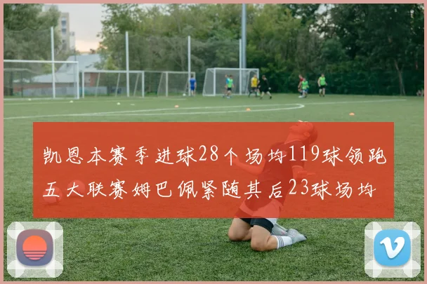 凯恩本赛季进球28个场均119球领跑五大联赛姆巴佩紧随其后23球场均115球
